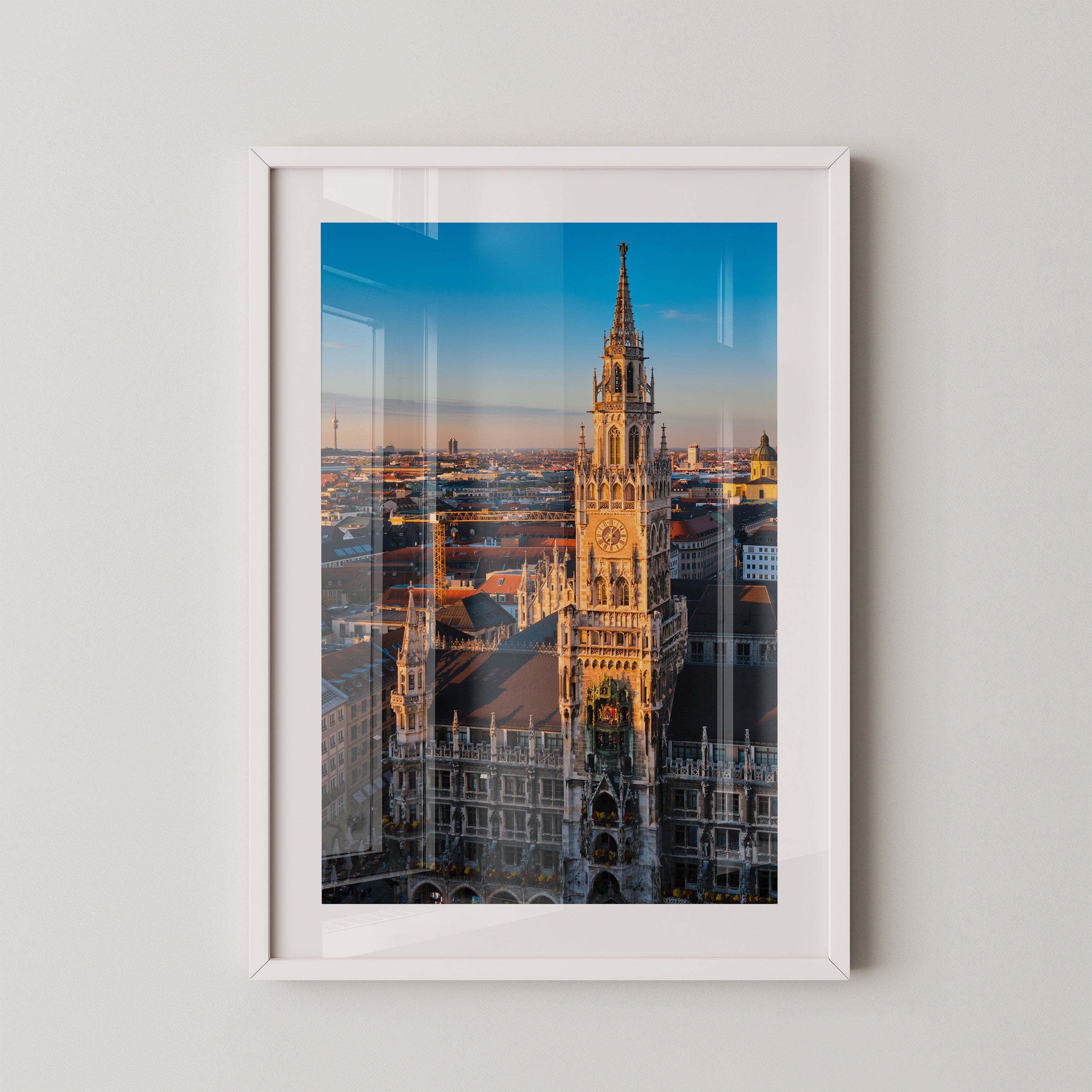 Neues Rathaus Sonnenuntergang