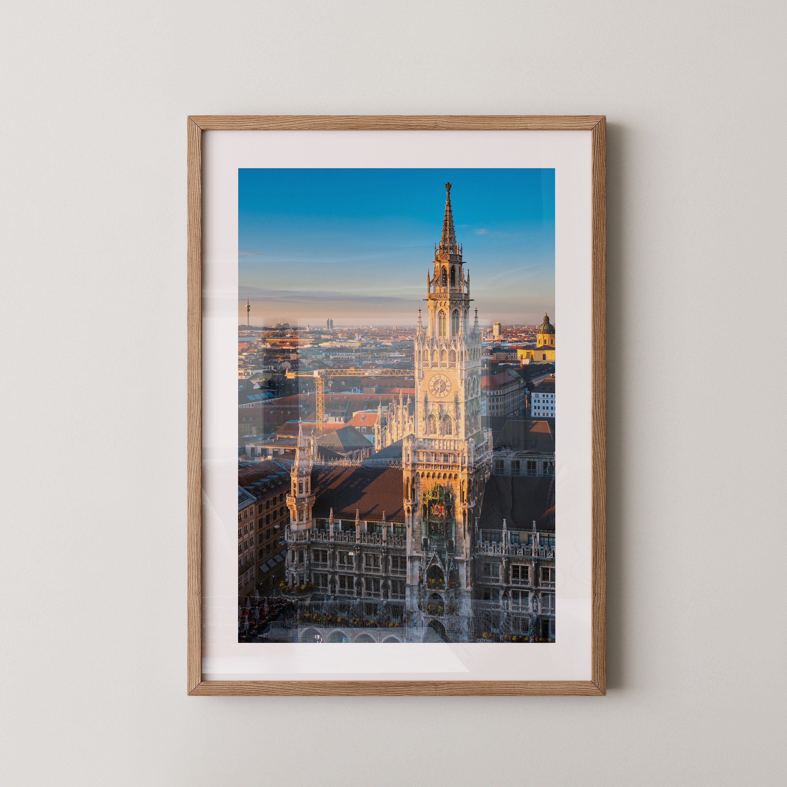 Neues Rathaus Sonnenuntergang