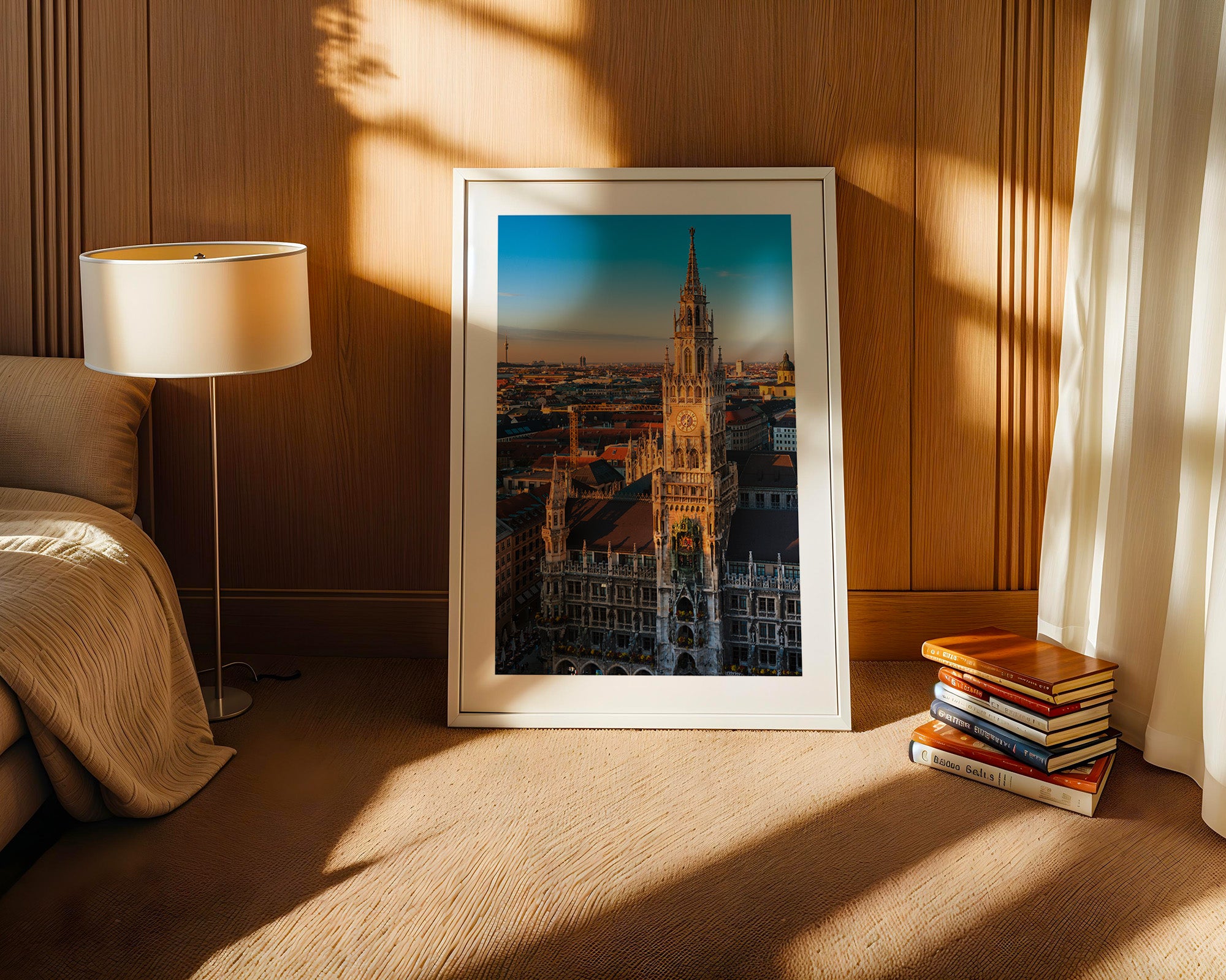 Neues Rathaus Sonnenuntergang