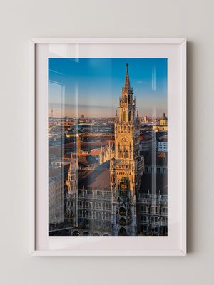Neues Rathaus Sonnenuntergang