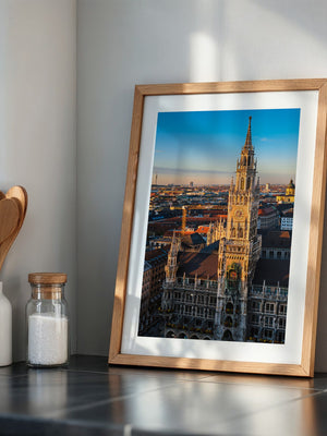 Neues Rathaus Sonnenuntergang