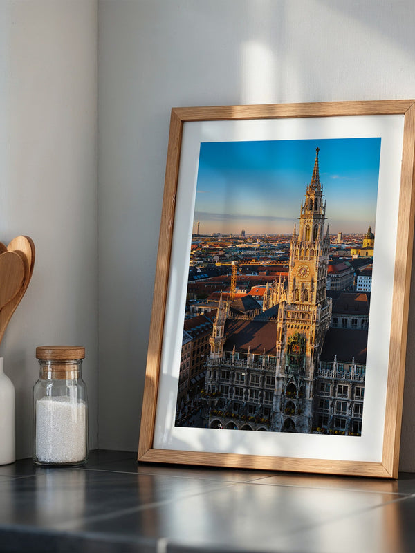 Neues Rathaus Sonnenuntergang