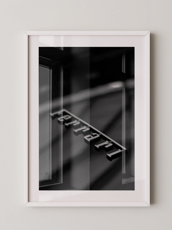 Ferrari Logo Schwarz-Weiß