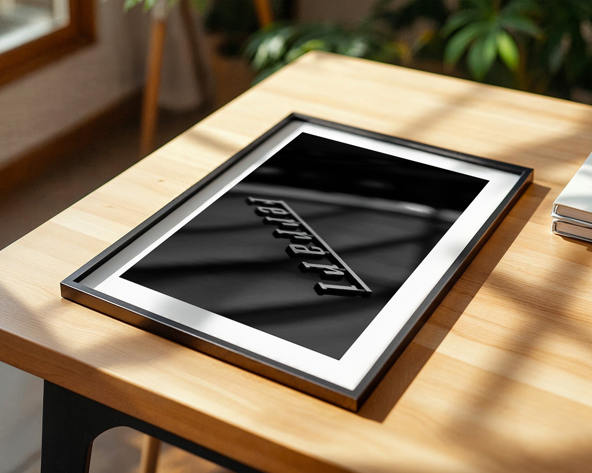 Ferrari Logo Schwarz-Weiß