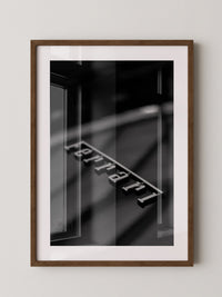 Ferrari Logo Schwarz-Weiß