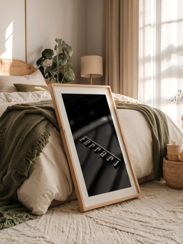 Ferrari Logo Schwarz-Weiß