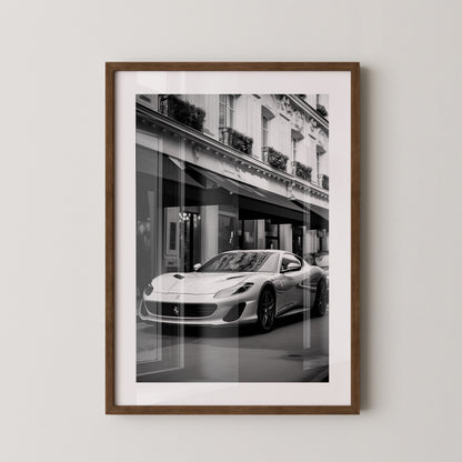 Auto Stadt B/W