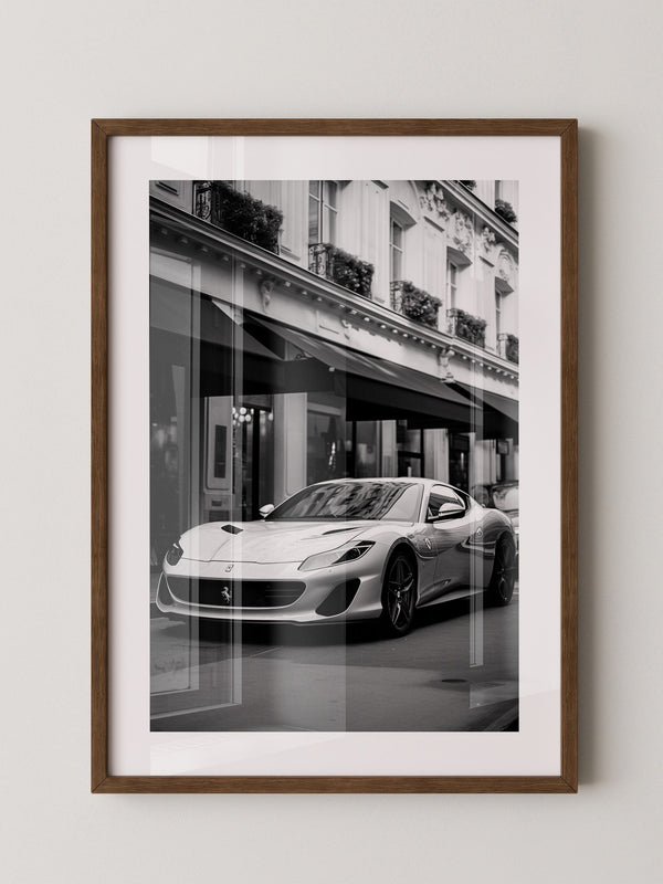 Auto Stadt B/W