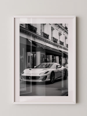 Auto Stadt B/W