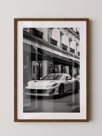 Auto Stadt B/W