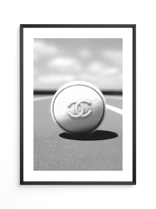Tennisball Chanel B/W