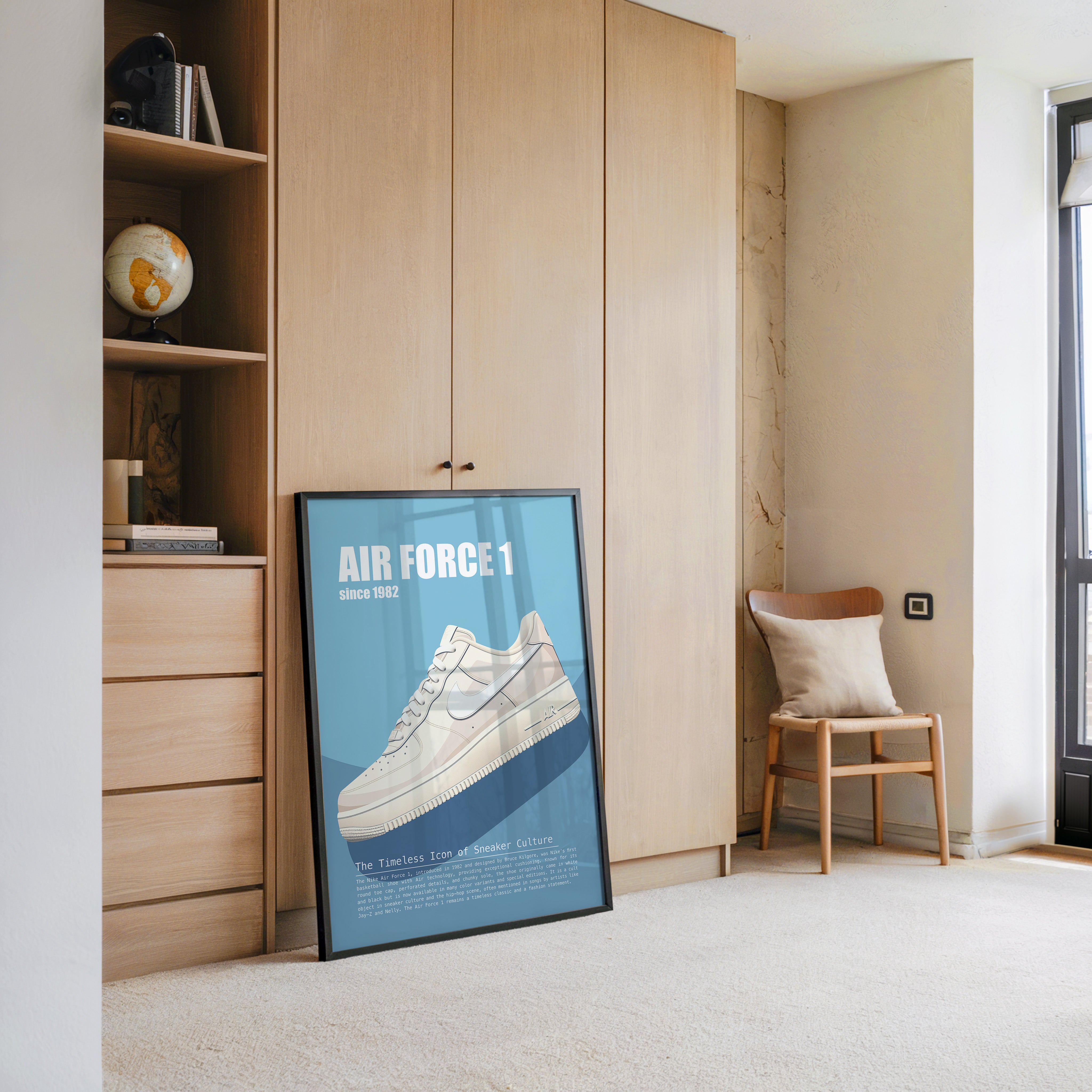 Sneaker weiß Retro-Design