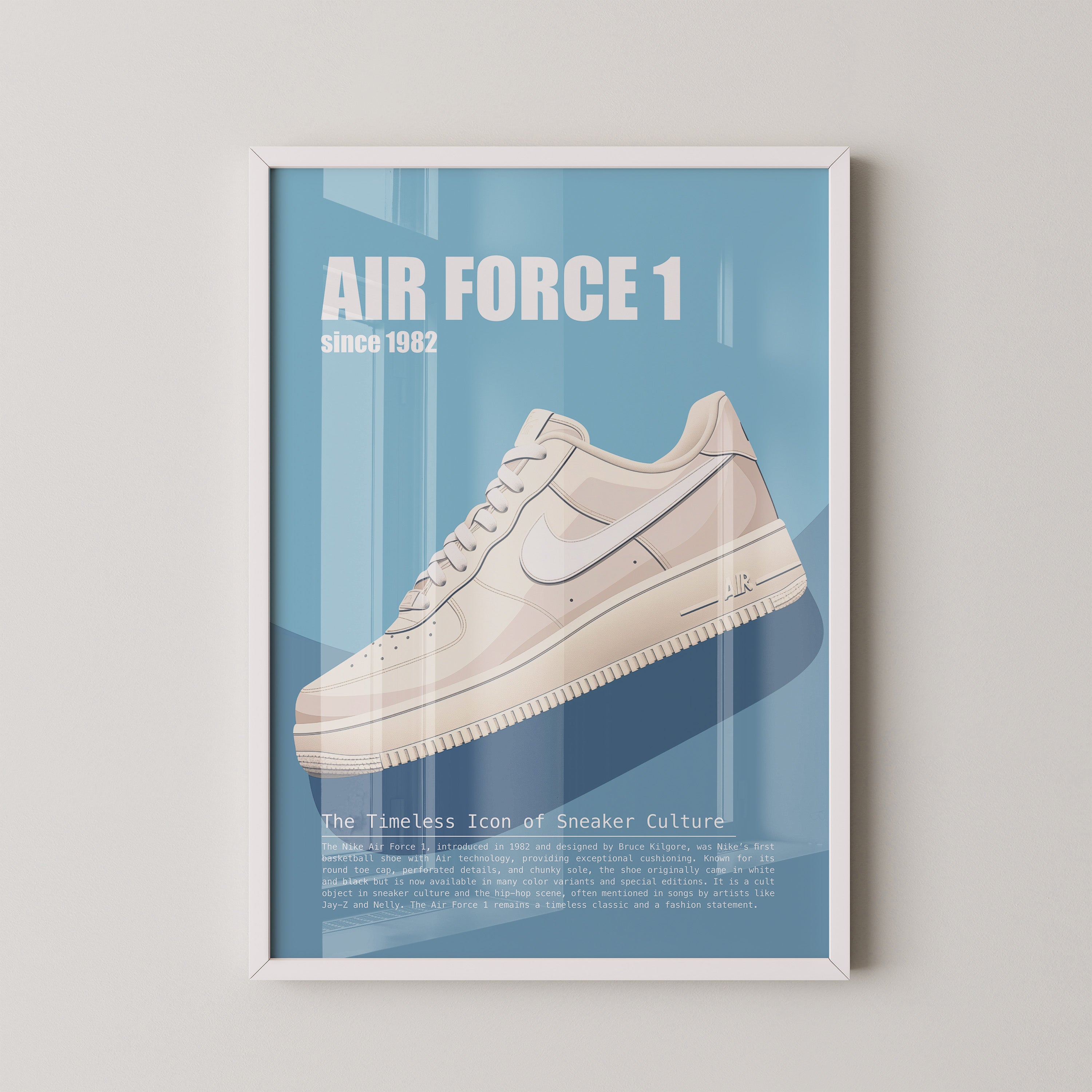 Sneaker weiß Retro-Design