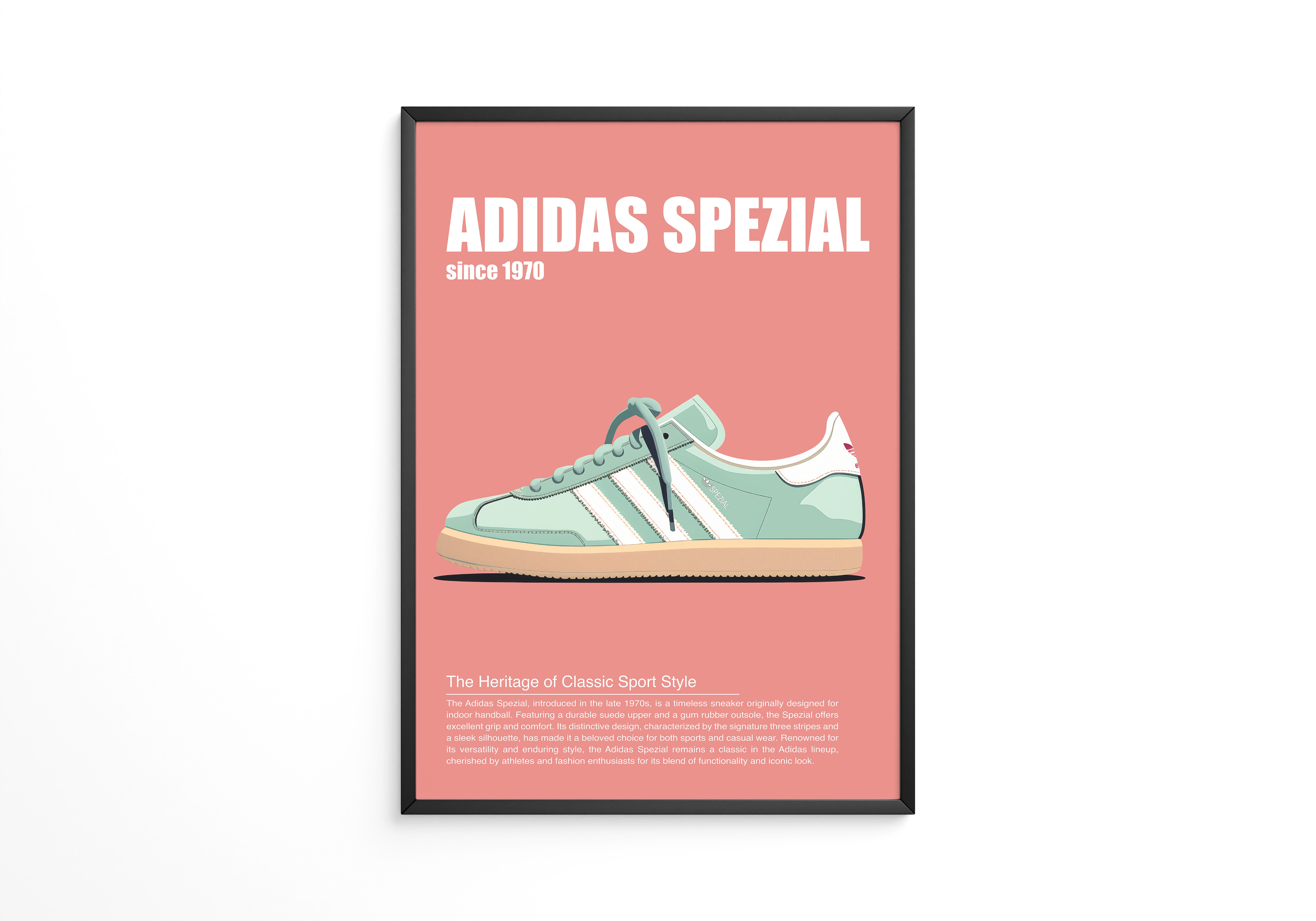 Sneaker Retro Stil Pastell