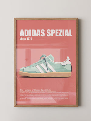Sneaker Retro Stil Pastell