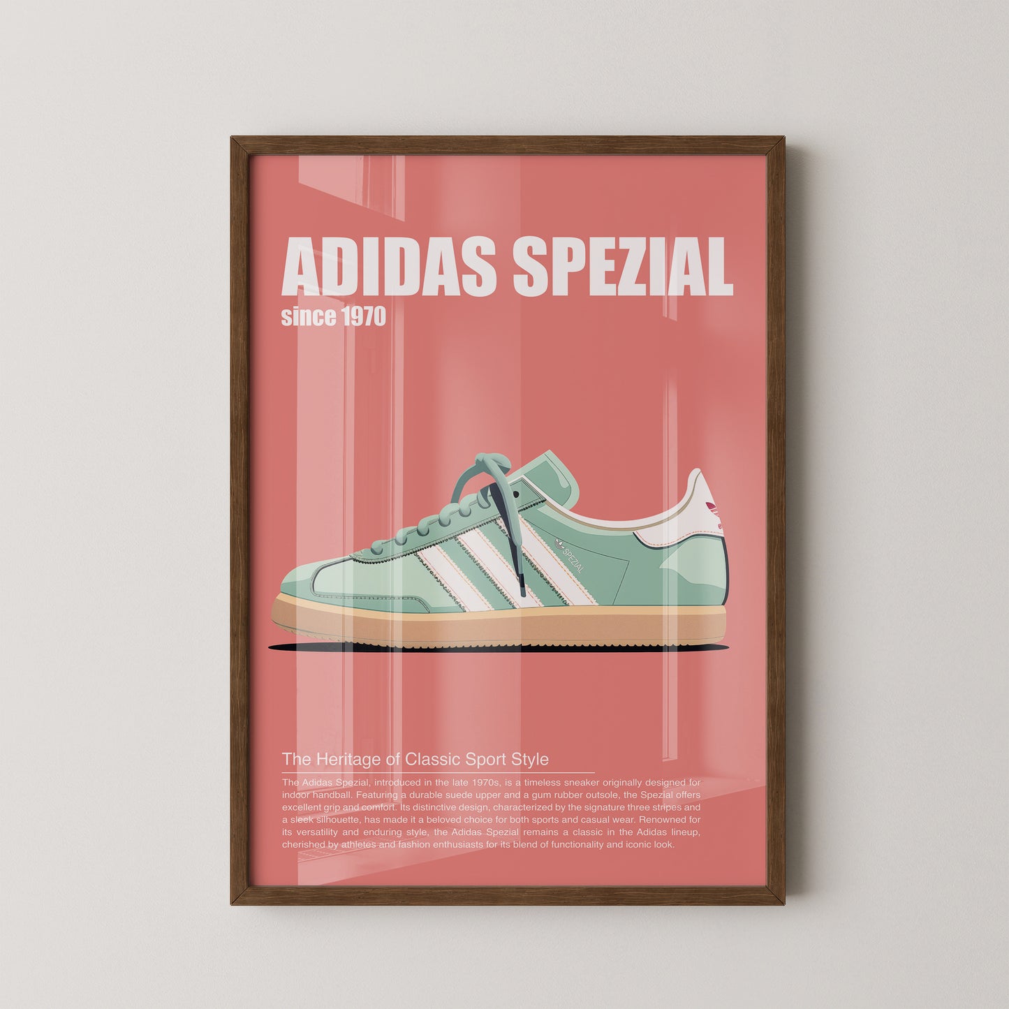 Sneaker Retro Stil Pastell