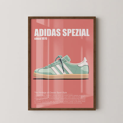 Sneaker Retro Stil Pastell