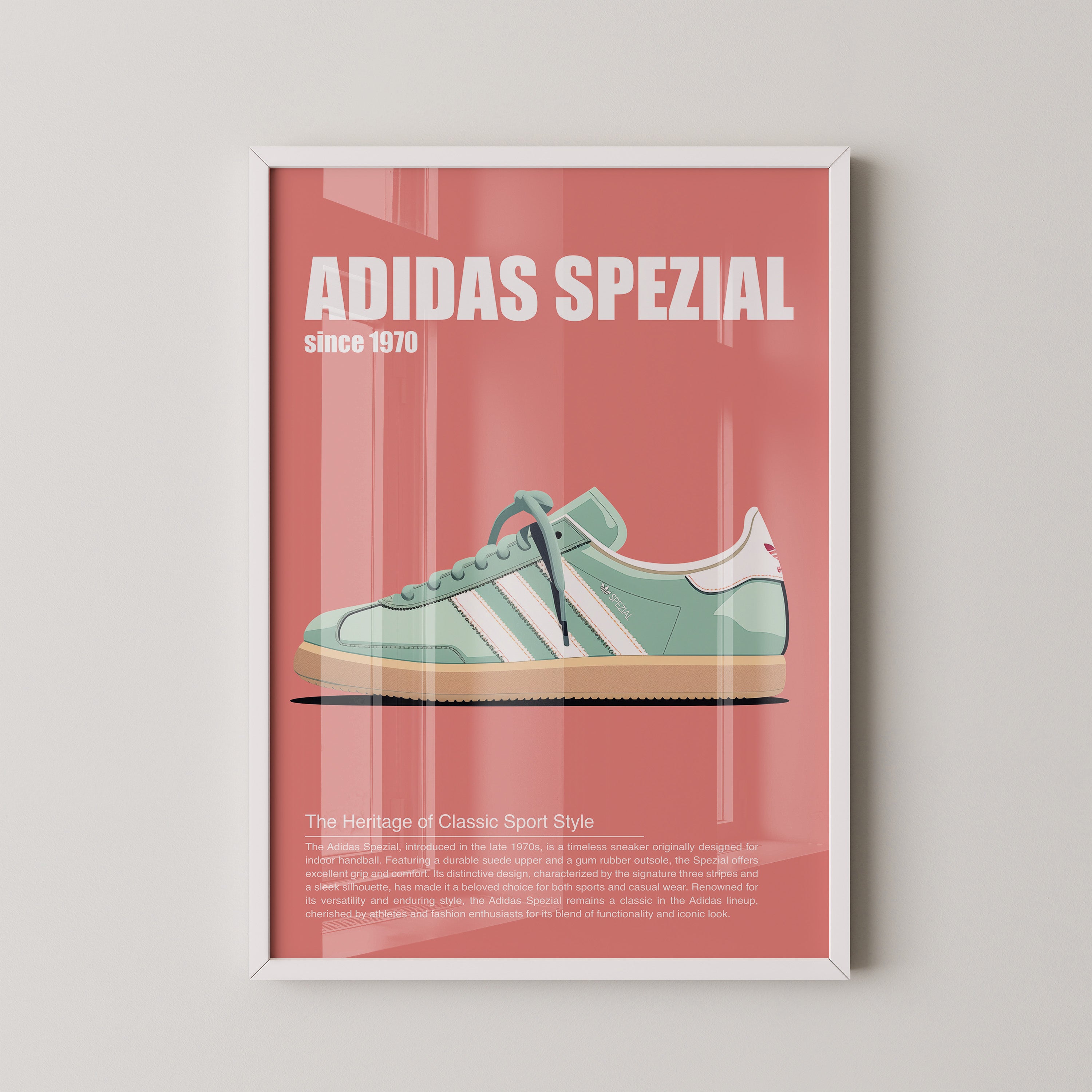 Sneaker Retro Stil Pastell