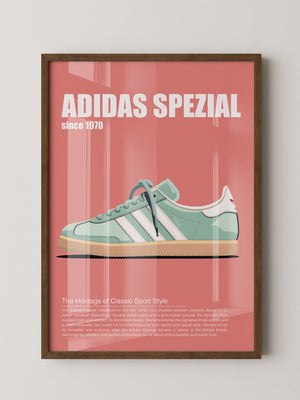 Sneaker Retro Stil Pastell