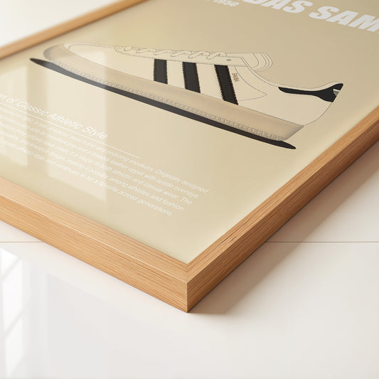 Turnschuh Retro Stil minimalistisch