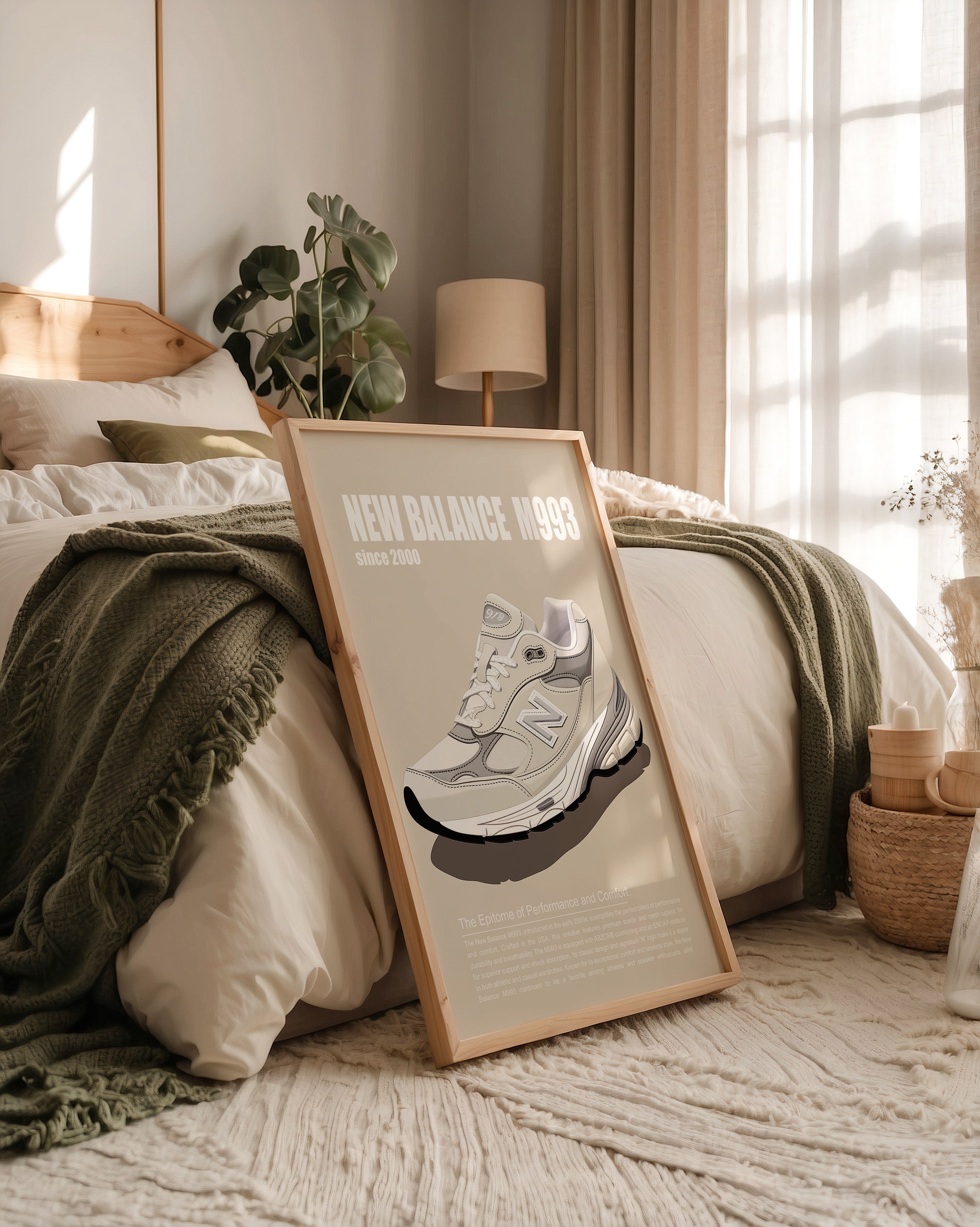 Sneaker Illustration Retro-Stil