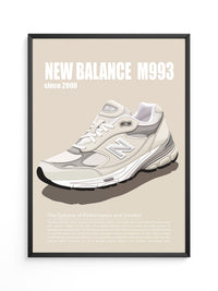 Sneaker Illustration Retro-Stil