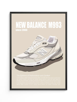 Sneaker Illustration Retro-Stil