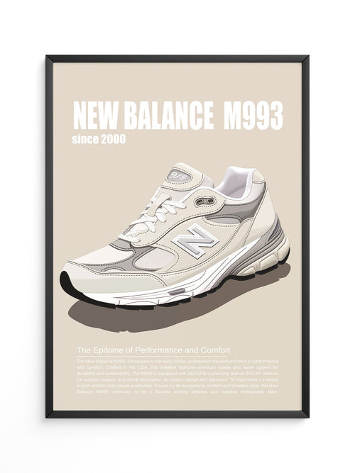 Sneaker Illustration Retro-Stil
