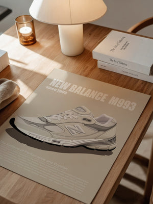 Sneaker Illustration Retro-Stil