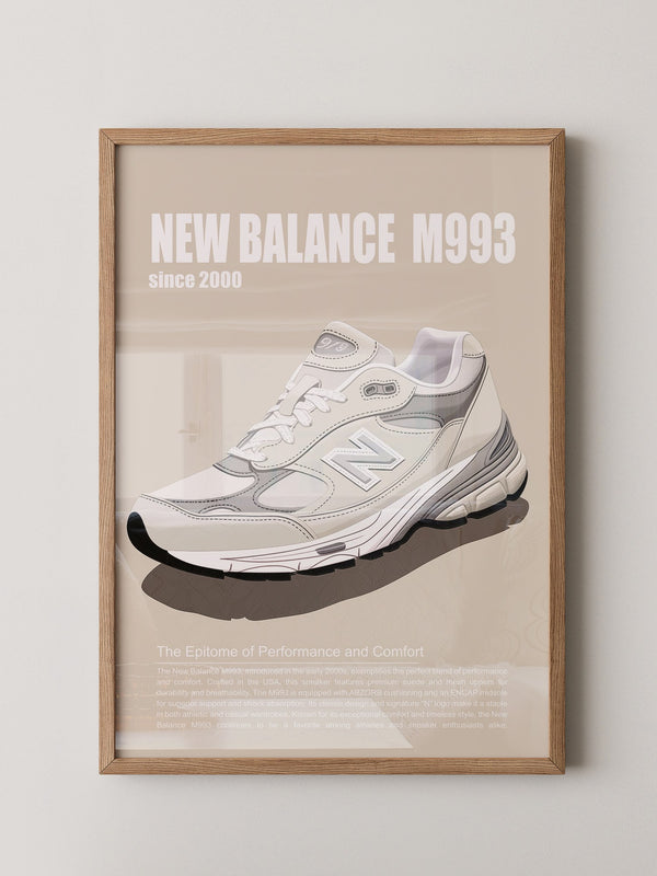 Sneaker Illustration Retro-Stil