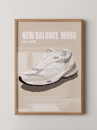 Sneaker Illustration Retro-Stil