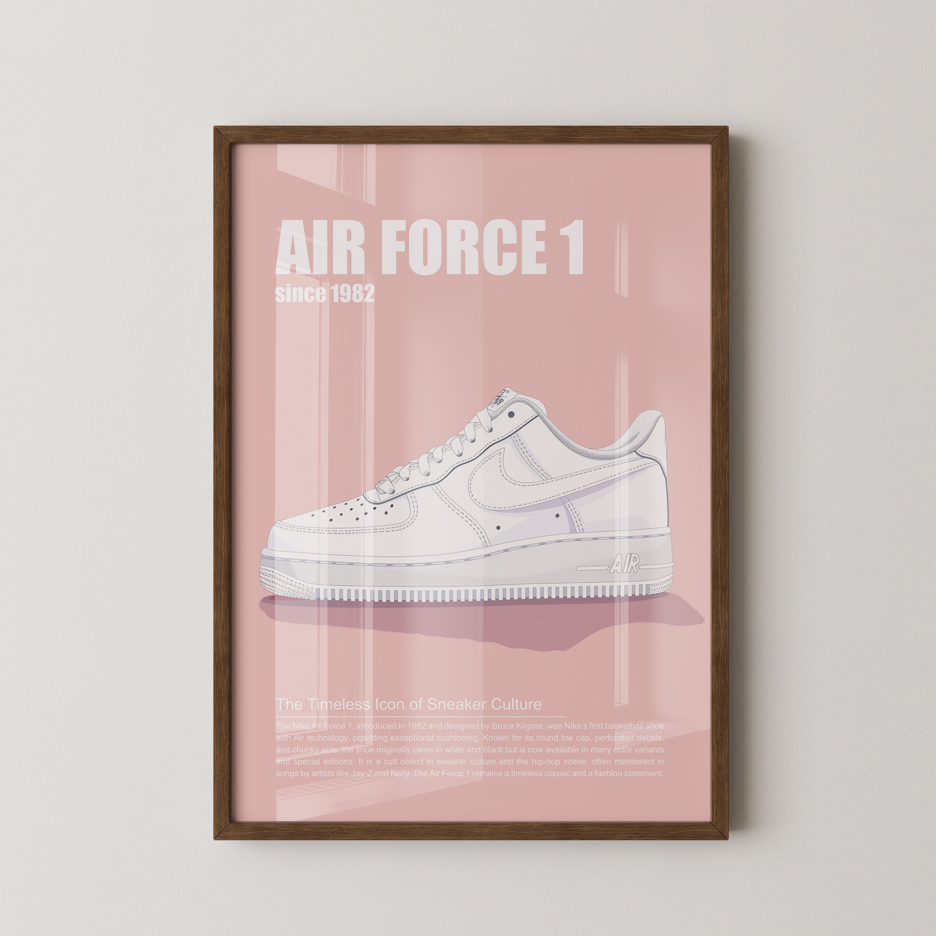 Sneaker Weiß Seitenansicht Retro