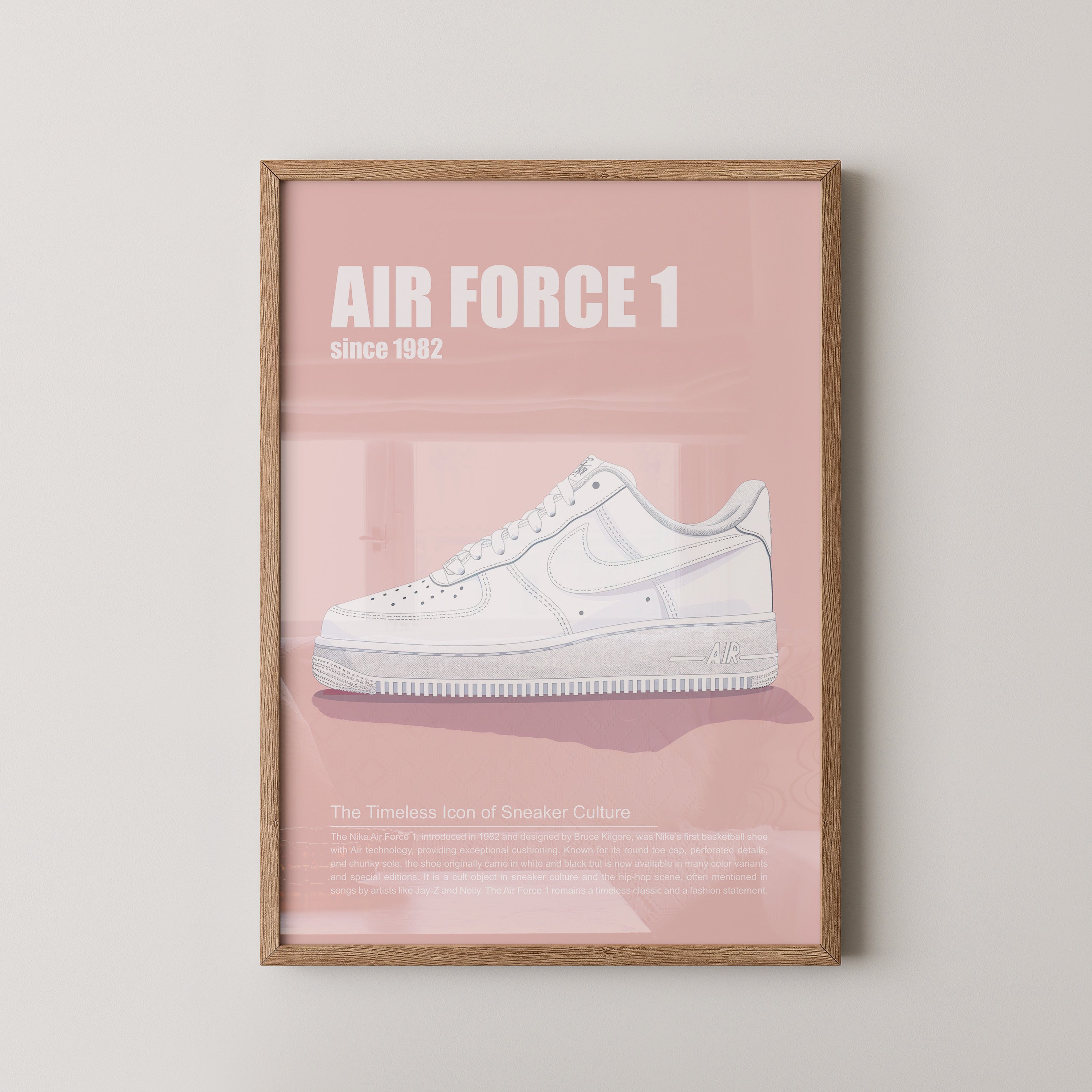 Sneaker Weiß Seitenansicht Retro