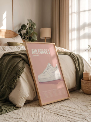 Sneaker Weiß Seitenansicht Retro