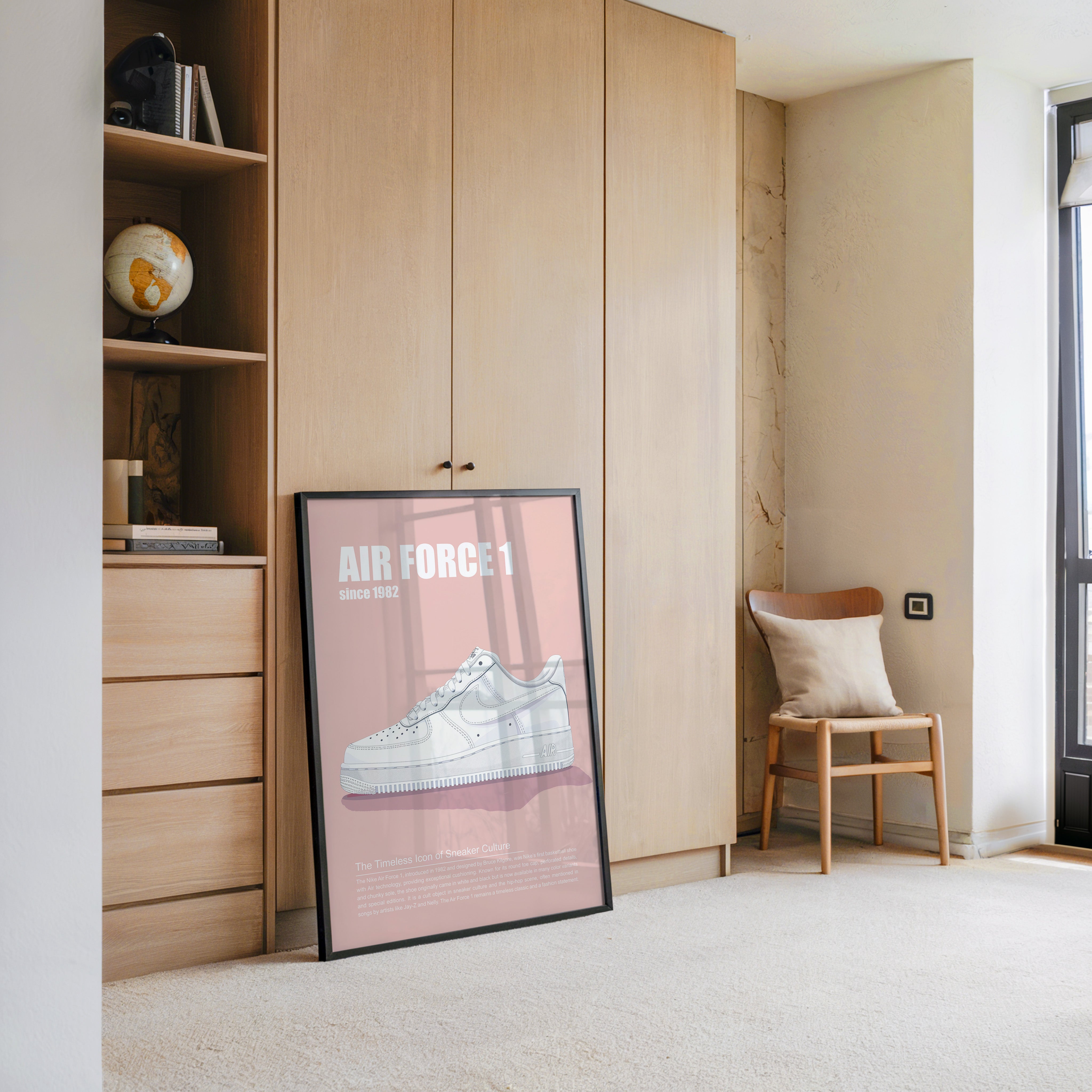 Sneaker Weiß Seitenansicht Retro