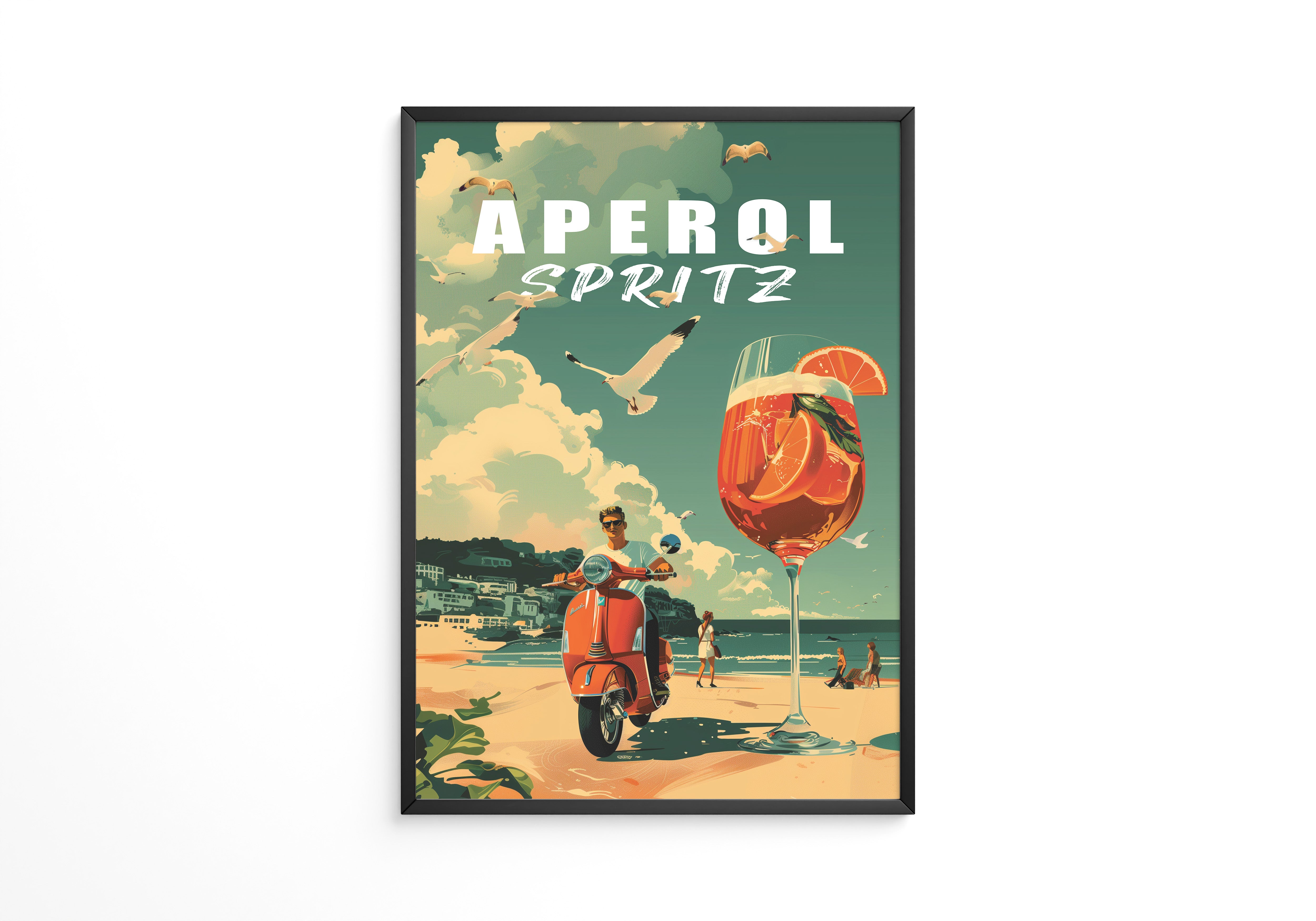 Vespa Strand Vintage Retrofarben