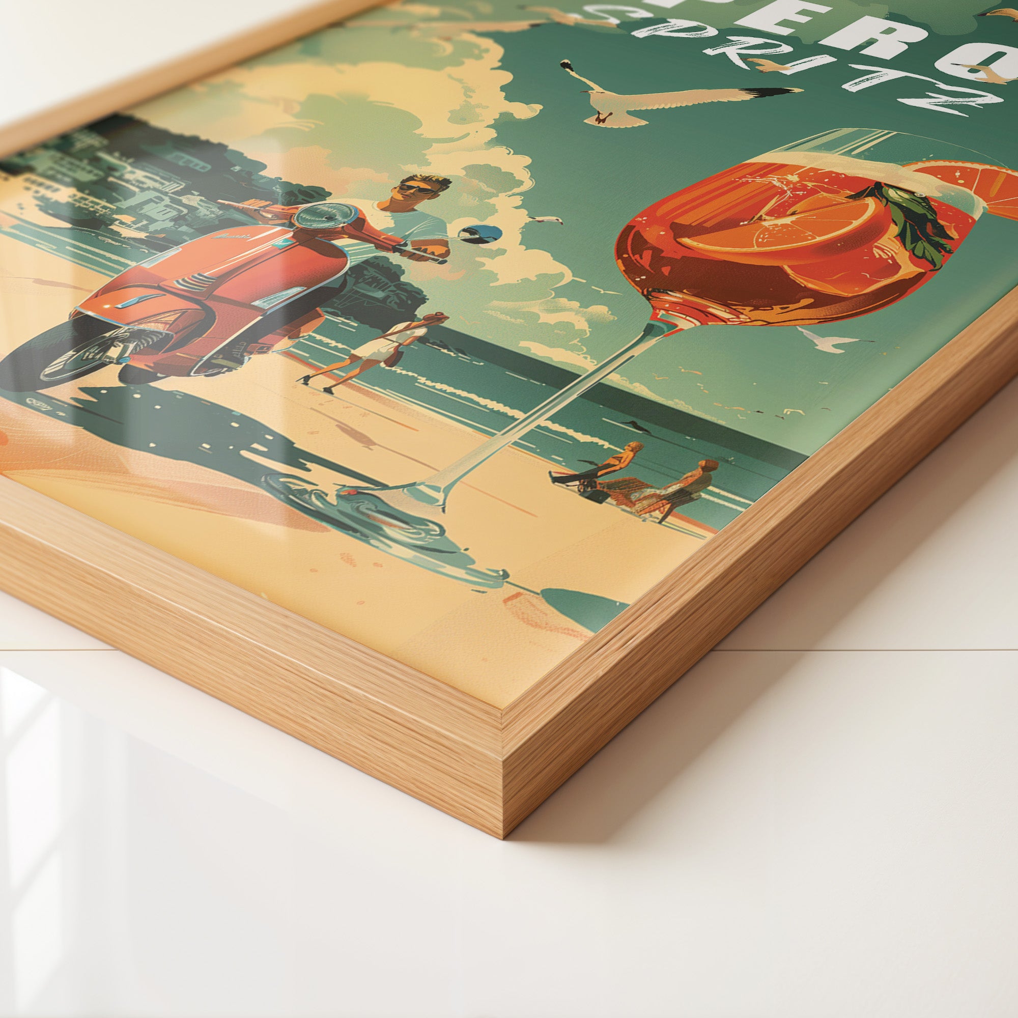 Vespa Strand Vintage Retrofarben