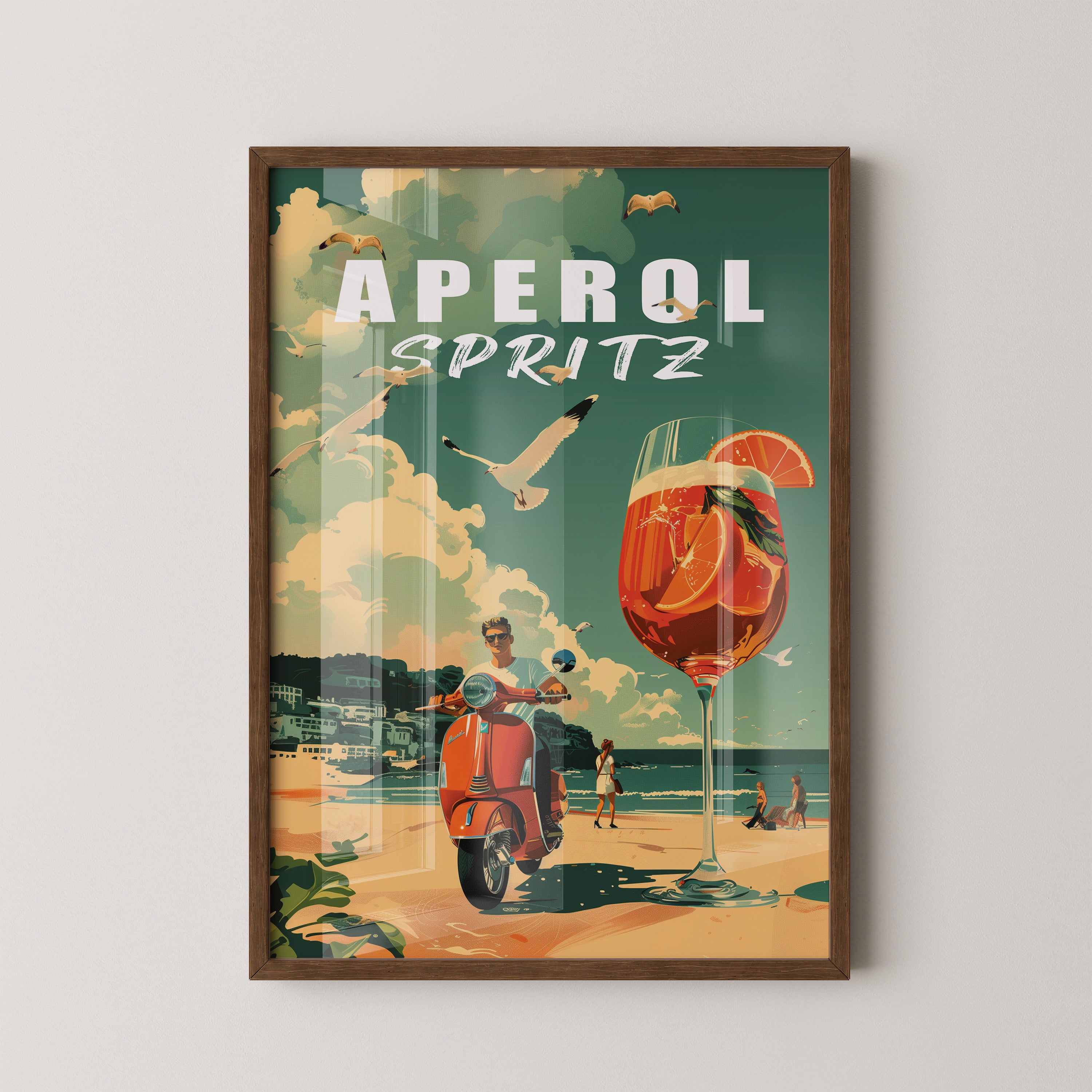 Vespa Strand Vintage Retrofarben