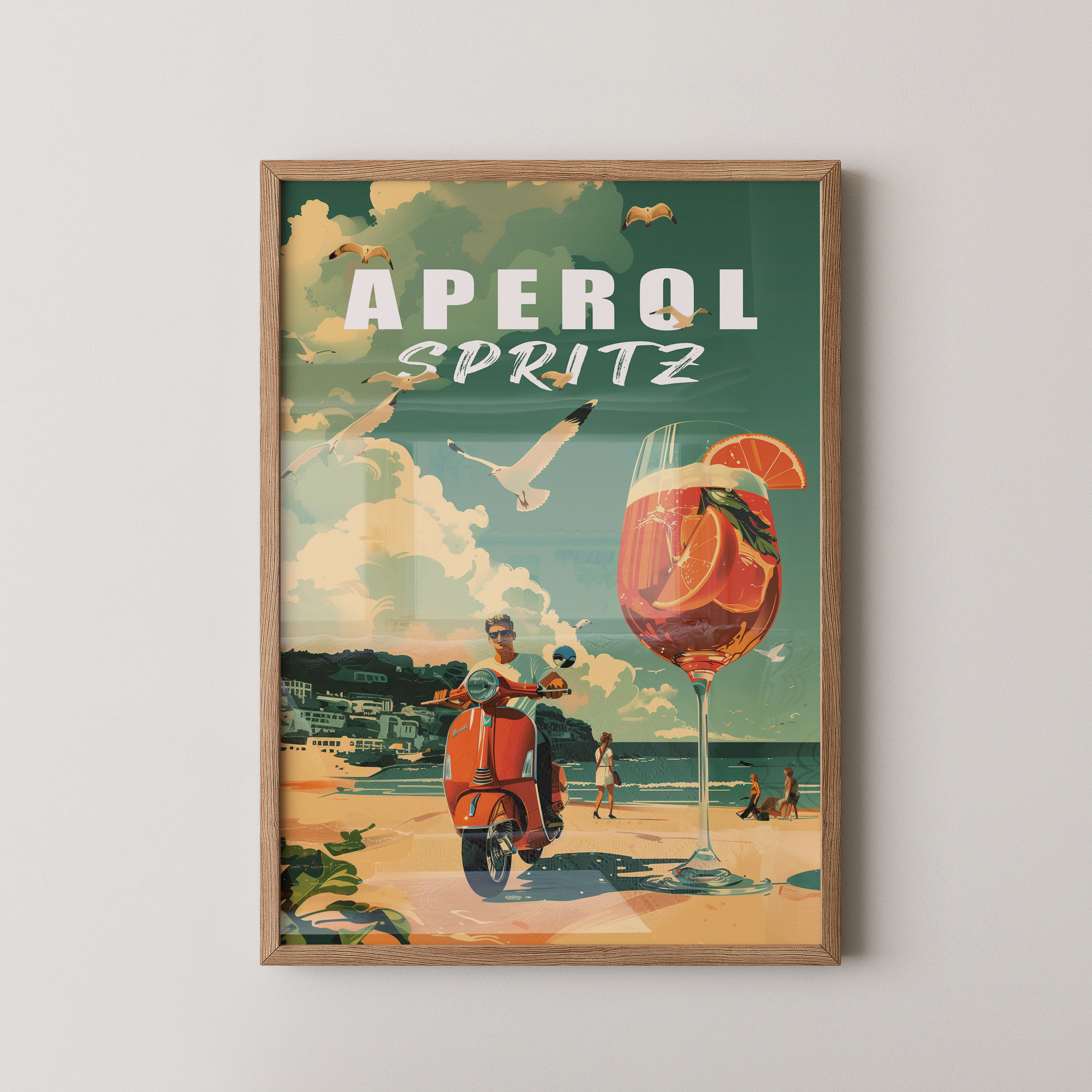 Vespa Strand Vintage Retrofarben