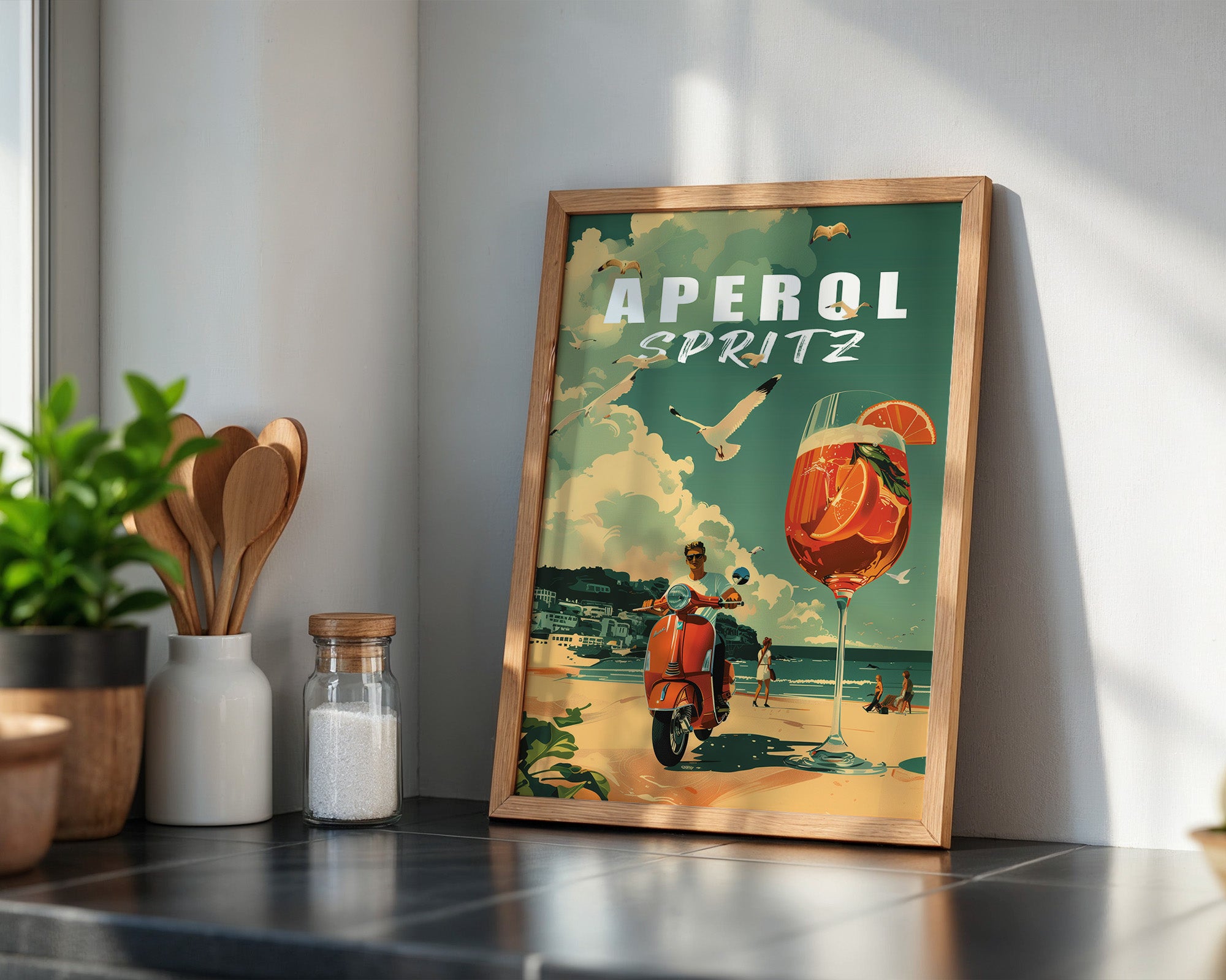 Vespa Strand Vintage Retrofarben