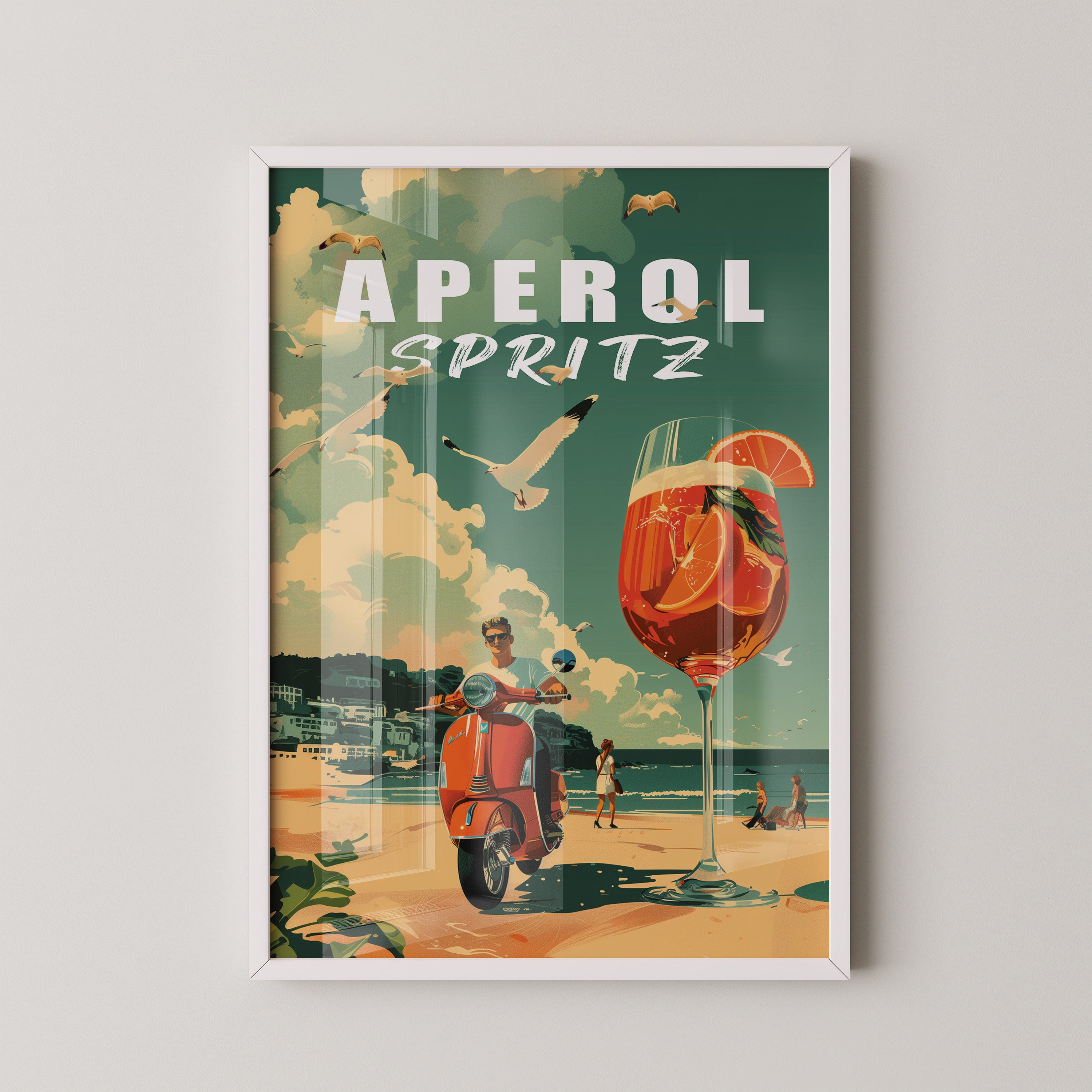 Vespa Strand Vintage Retrofarben