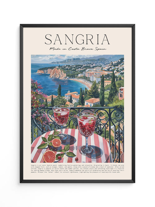 Sangria Terrasse Küstenblick