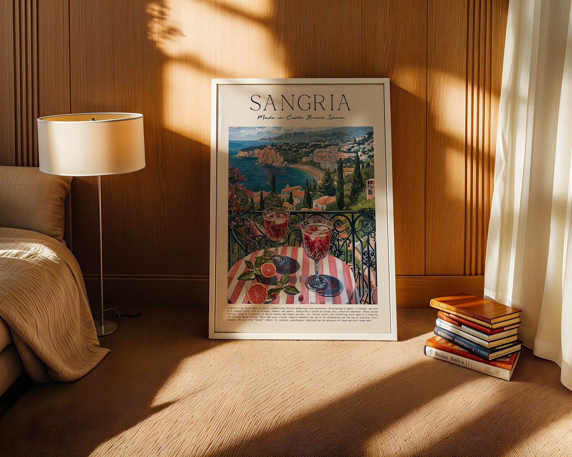 Sangria Terrasse Küstenblick