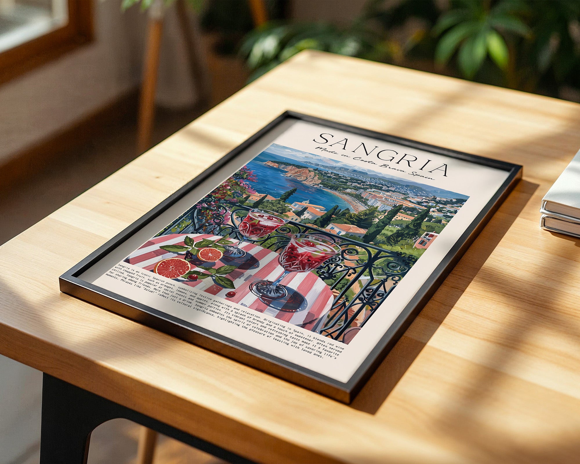 Sangria Terrasse Küstenblick