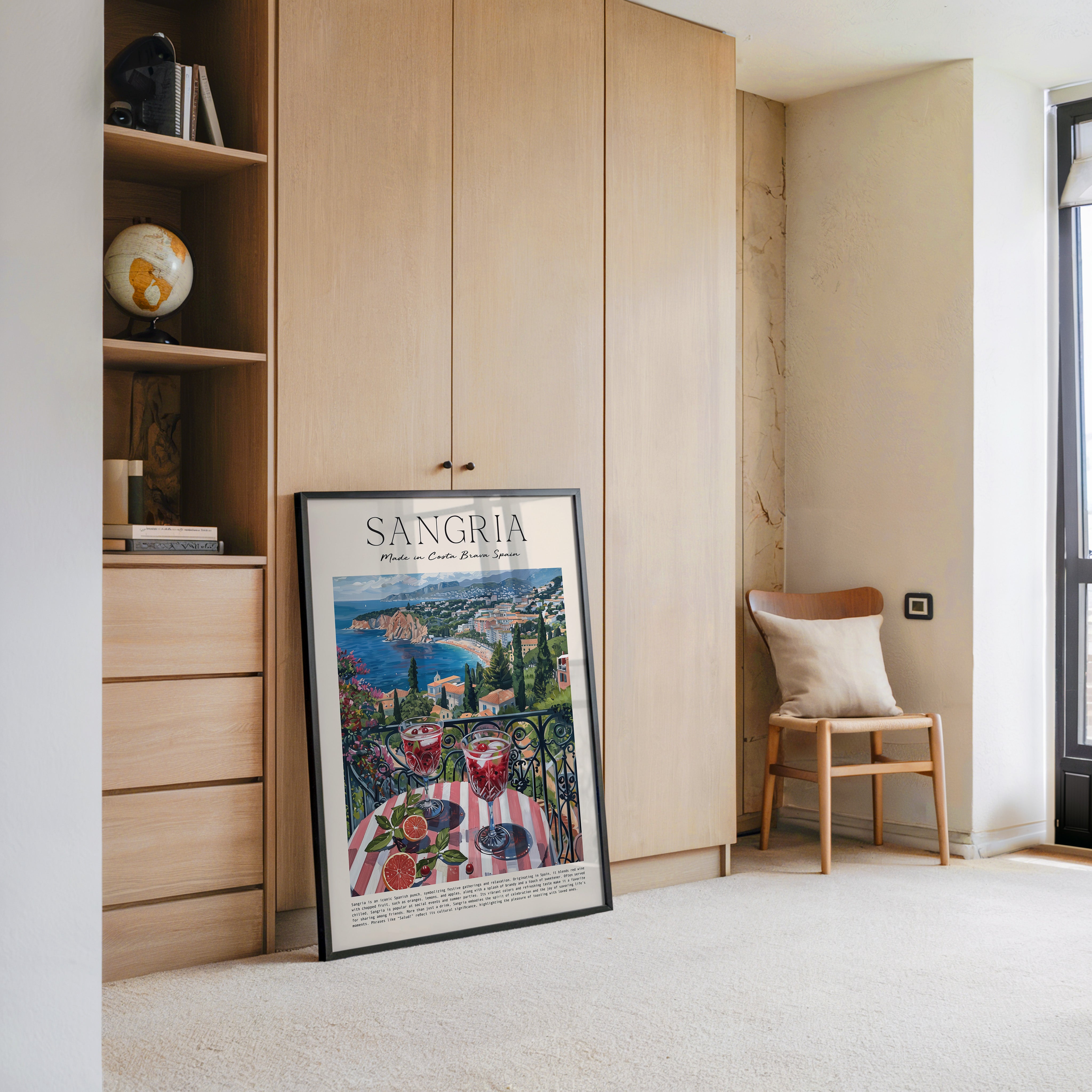 Sangria Terrasse Küstenblick