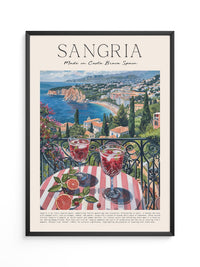 Sangria Terrasse Küstenblick