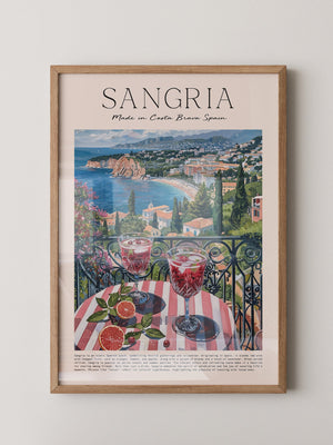 Sangria Terrasse Küstenblick