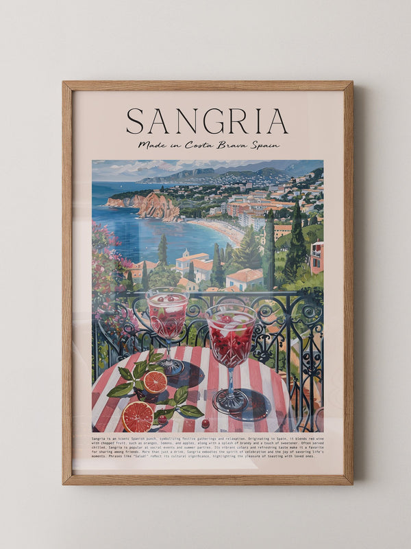 Sangria Terrasse Küstenblick