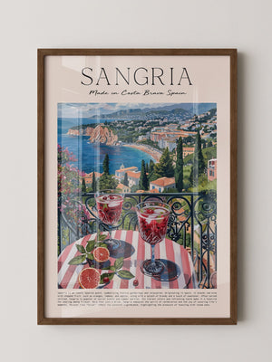 Sangria Terrasse Küstenblick
