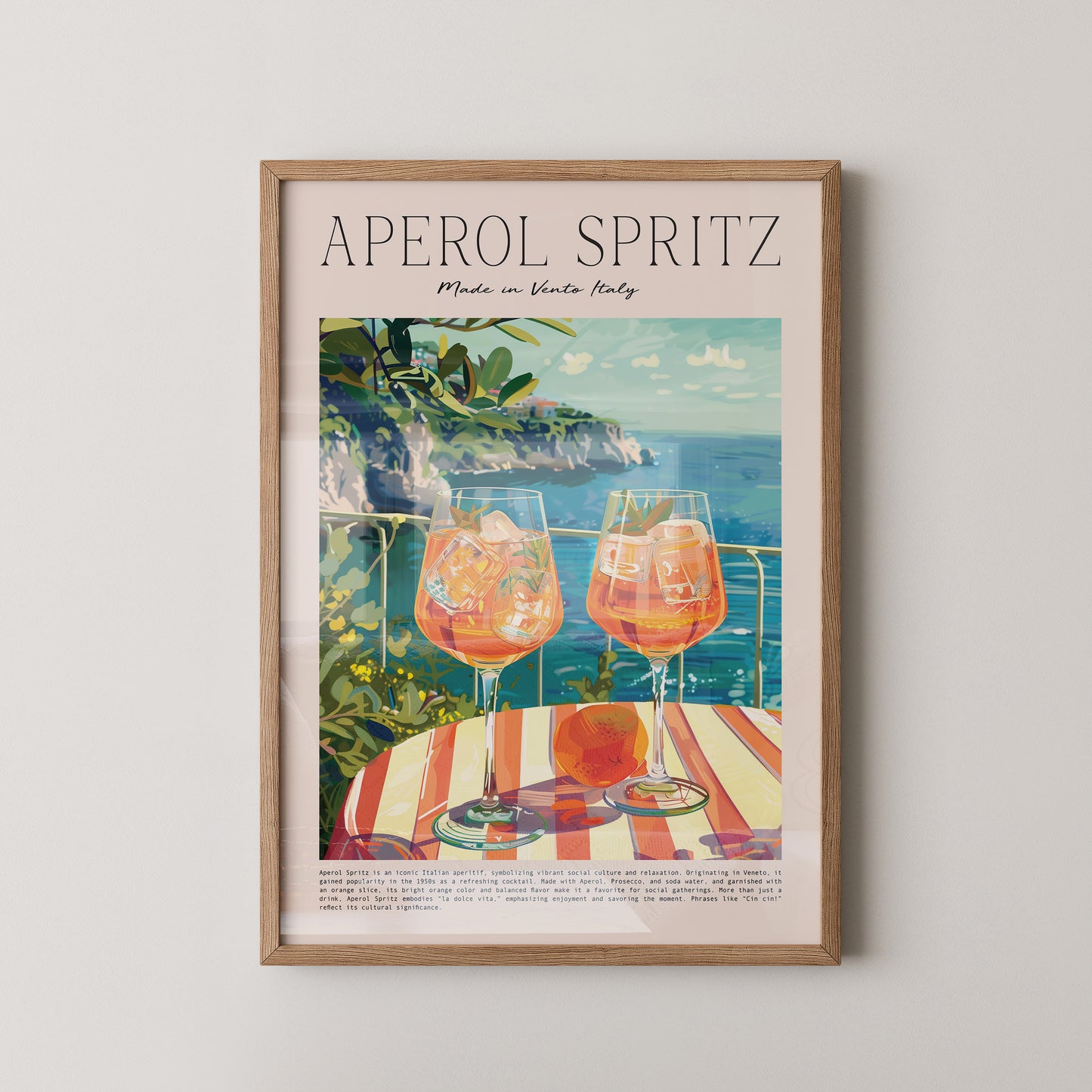 Aperol Spritz Illustration Meerblick